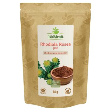   BioMenü Organic Rhodiola Rosea Powder 60 g CLOSE TO EXPIRY DATE