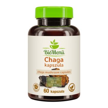   BioMenü Organic Chaga Mushroom Capsules 60 pcs CLOSE TO EXPIRY DATE